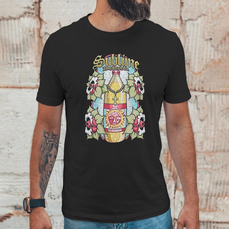 Sublime Sun Bottle Soft Unisex T-Shirt Gifts for Him