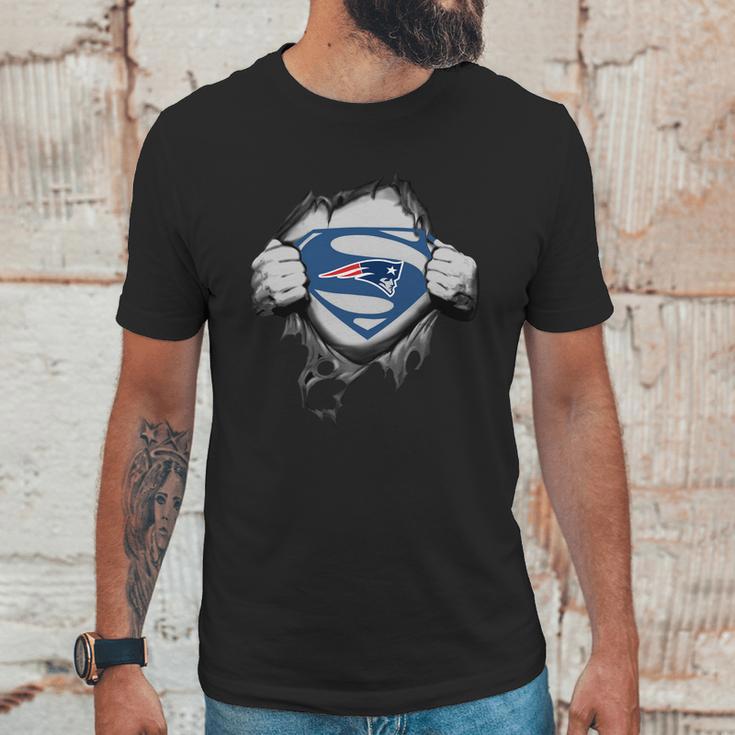 Superman New England Patriots Shirt Unisex T-Shirt Gifts for Him