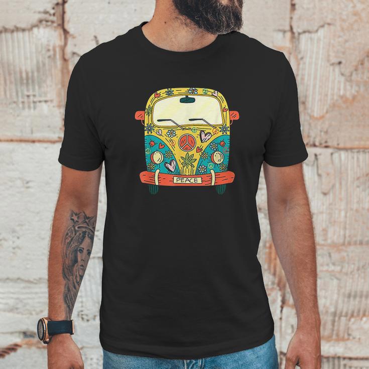 Surf Camping Bus Model Love Retro Peace Hippie Surfing 60S Unisex T-Shirt Gifts for Him