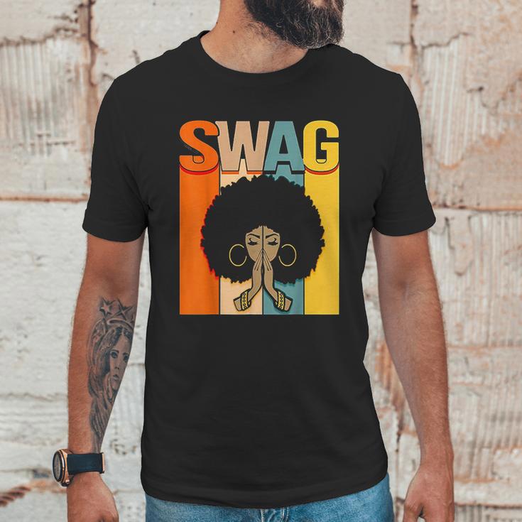 Swag Vintage Melanin Queen Unisex T-Shirt Gifts for Him