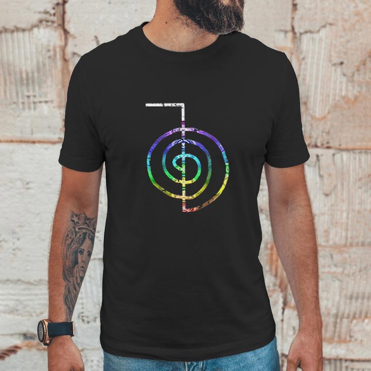 Symbol Choku Rei Gift Chakra Colors Unisex T-Shirt Gifts for Him