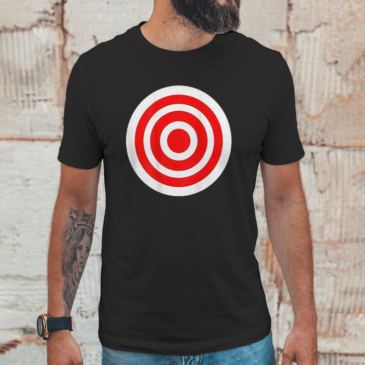 Target Funny Printed On The Back Bulls Eye Gift Unisex T-Shirt Gifts for Him