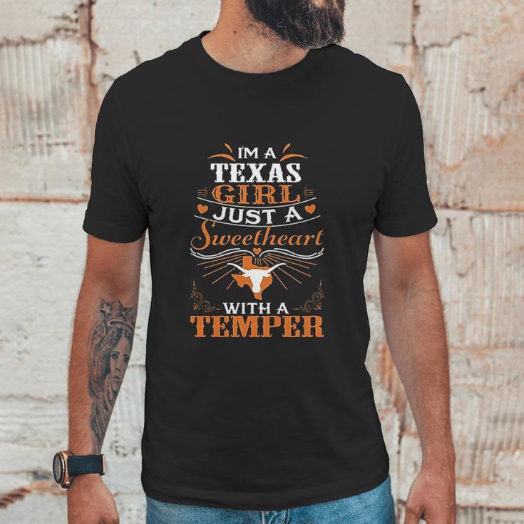 Texas Longhorns Texas Longhorn Girl Unisex T-Shirt Gifts for Him