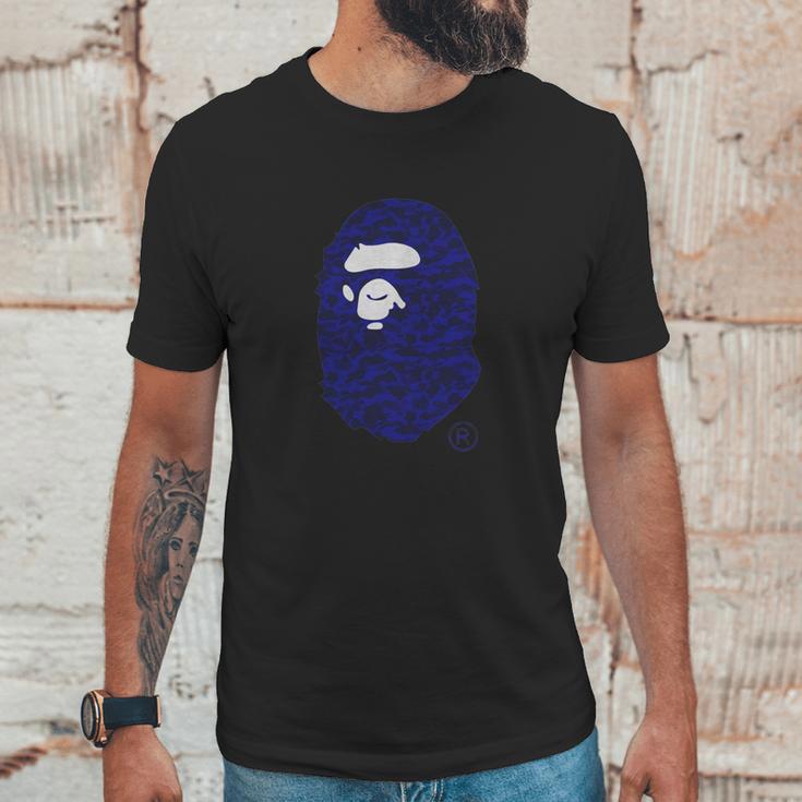 Top Selling - Bape Camo Blue T-Shirts - Mens T-Shirt Unisex T-Shirt Gifts for Him