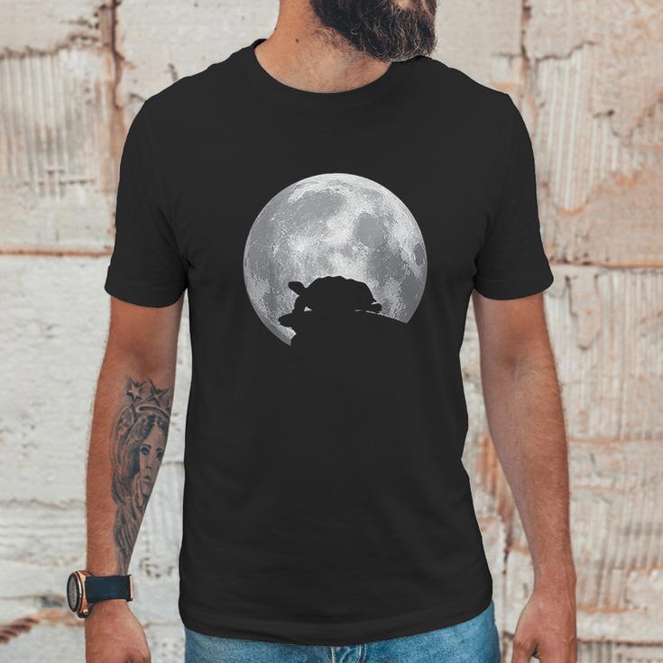 Tortoise Lover Under Moonlight Unisex T-Shirt Gifts for Him