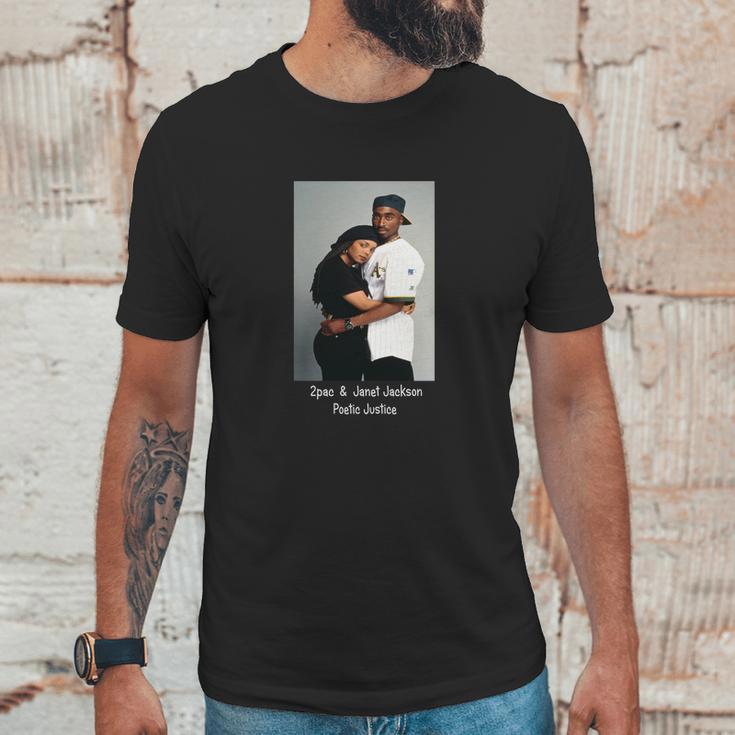 Tupac 2Pac & Janet Jackson Poetic Justice Unisex T-Shirt Gifts for Him