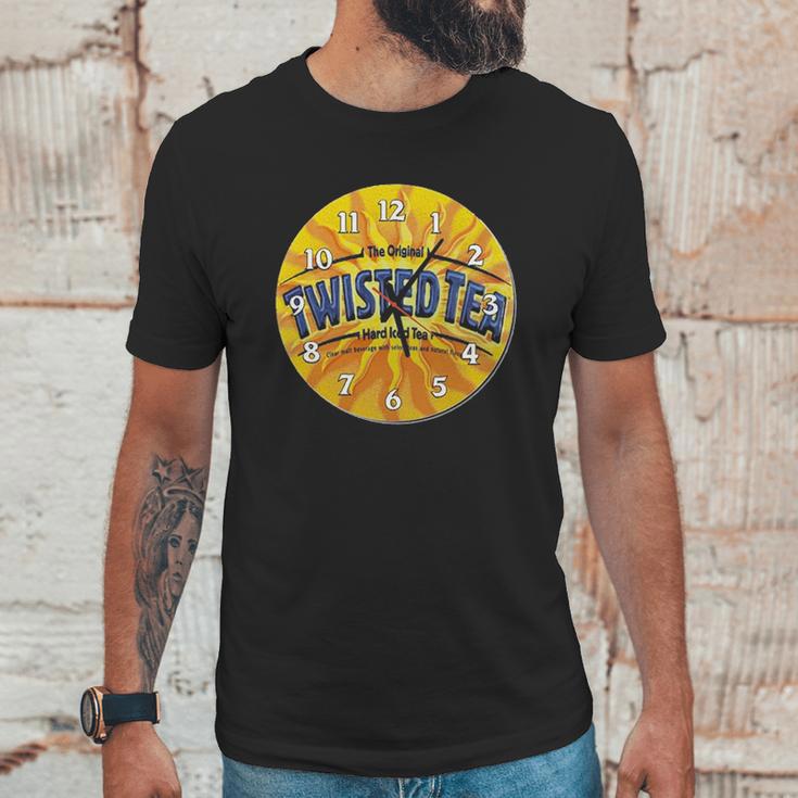 Twisted Tea Funny Clock Unisex T-Shirt Gifts for Him