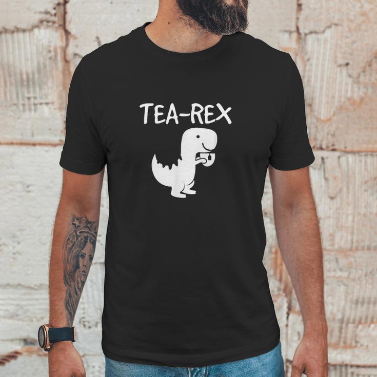 Tyrannosaurus Rex Tea Dino Man Woman Party Funny Design Unisex T-Shirt Gifts for Him