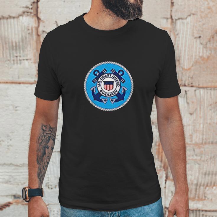 Us Coast Guard Auxiliary Homeland Security Patch Unisex T-Shirt Gifts for Him