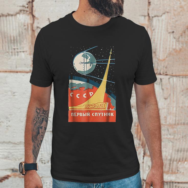 Ussr Vintage Communist Ussr Space Unisex T-Shirt Gifts for Him