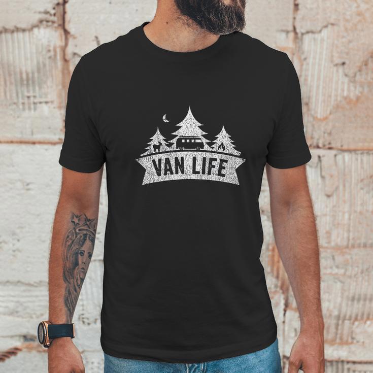 Van Life Clothing Retro Vintage Van Dwellers Vanlife Nomads Unisex T-Shirt Gifts for Him