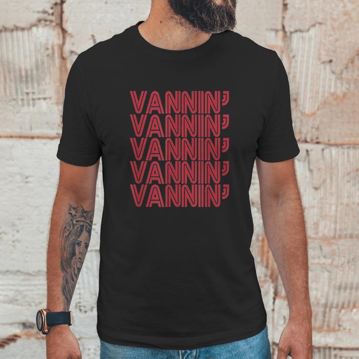 Vannin Retro Red Unisex T-Shirt Gifts for Him