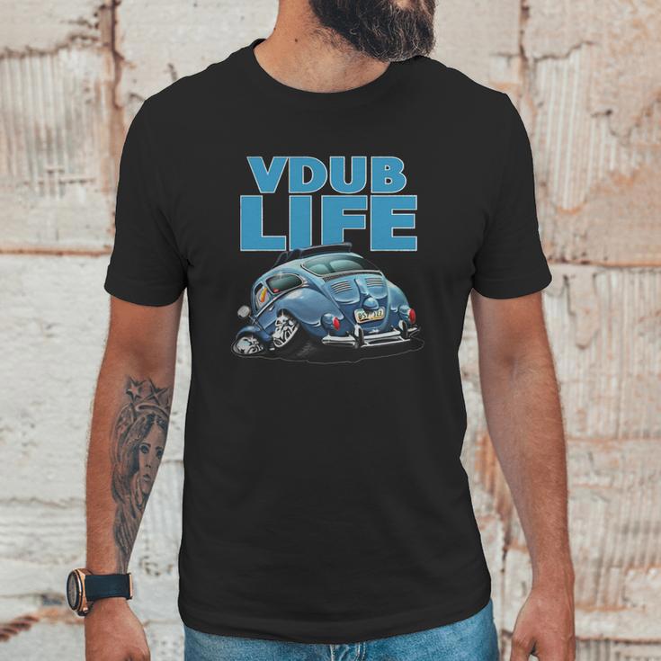 Vdub Life Duel Sided Volkswagen Vw Lifestyle Tees Hoodies And More Unisex T-Shirt Gifts for Him