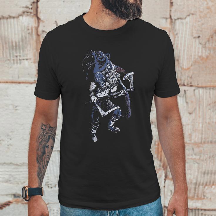 Viking Berserker Bear Spirit Unisex T-Shirt Gifts for Him