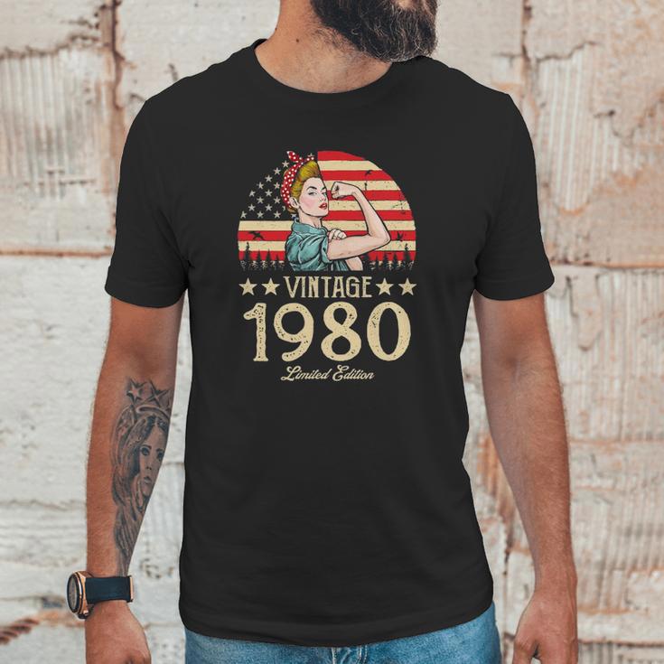 Vintage 1980 Limited Edition 1980 42Nd Birthday 42 Years Old Unisex T-Shirt Gifts for Him