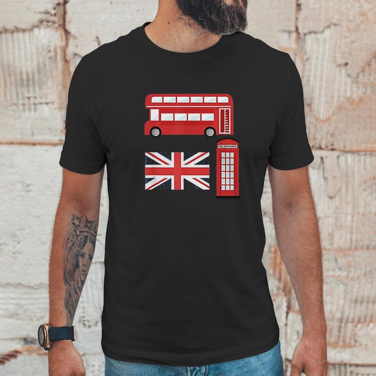 Vintage London I Love Travel Wanderlust Unisex T-Shirt Gifts for Him