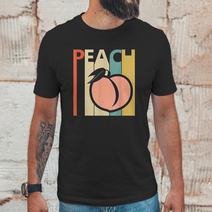 Vintage Peach Fruit Emoji Unisex T-Shirt Gifts for Him