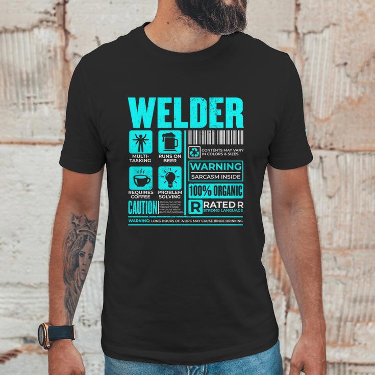 Welder Definition For Welders Funny Gift Tig Welding Arc Welding Funny Gift Unisex T-Shirt Gifts for Him