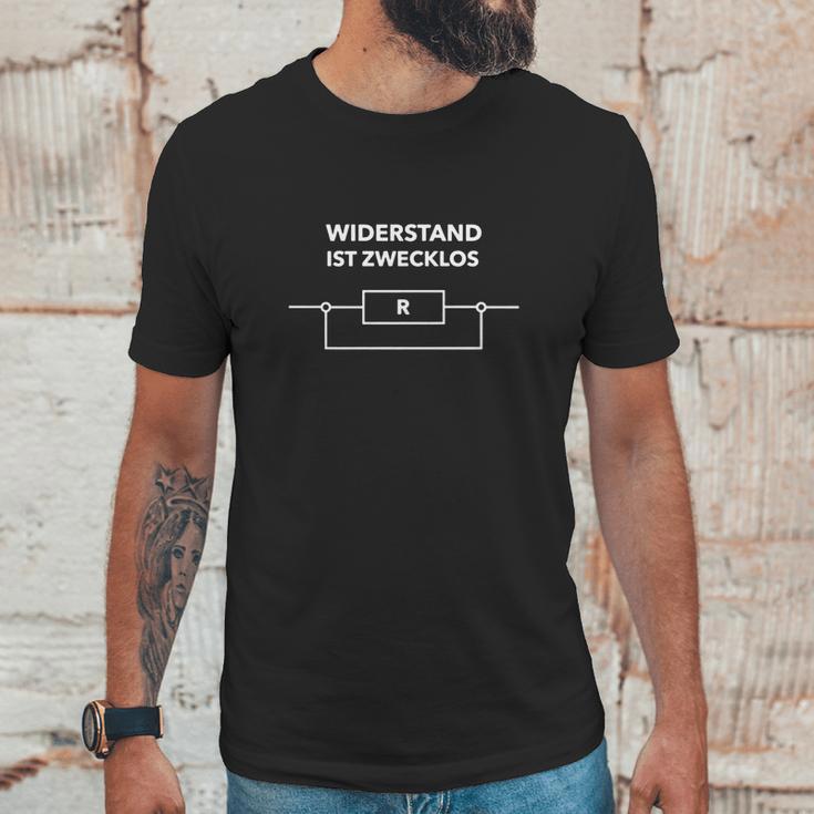 Widerstand Ist Zwecklos Unisex T-Shirt Gifts for Him