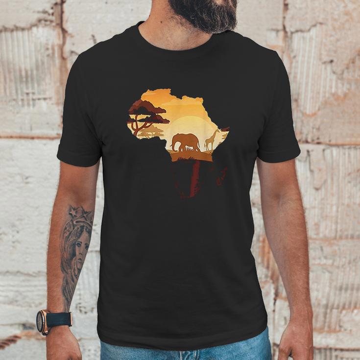 Wildlife Safari Animals Ivory Elephant Unisex T-Shirt Gifts for Him