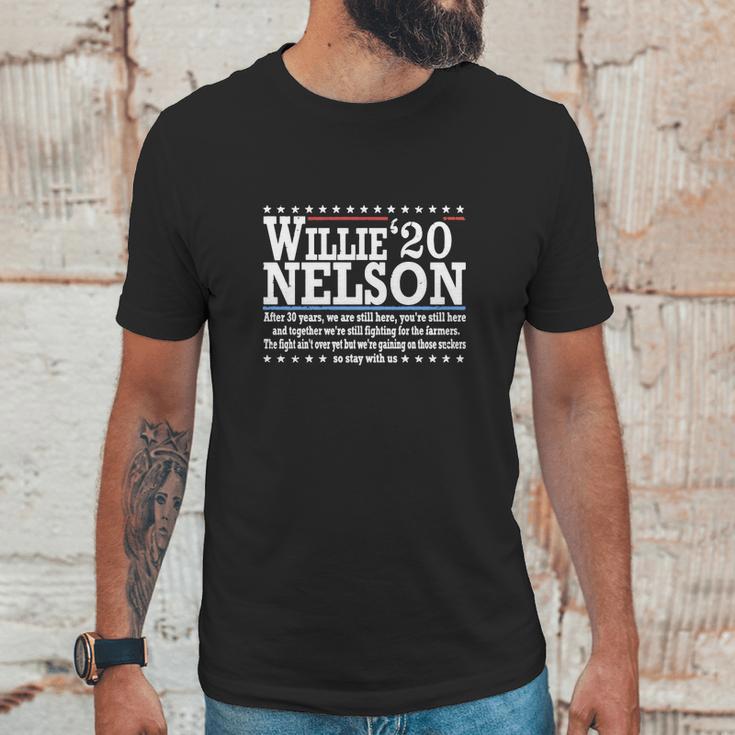 Willie Nelson 2020 Stay With Us Shirt Unisex T-Shirt Gifts for Him