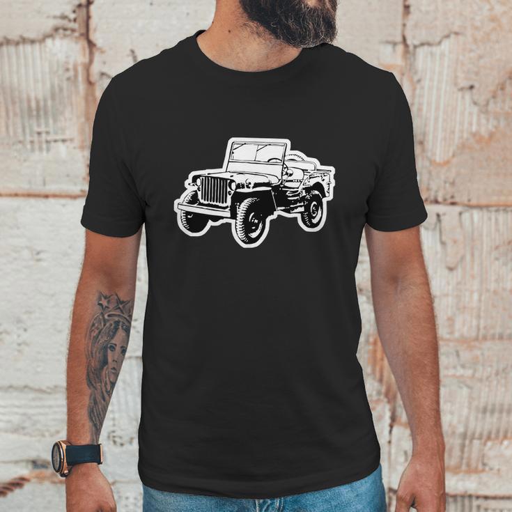 Willys Jeep 2 Color T-Shirts Unisex T-Shirt Gifts for Him