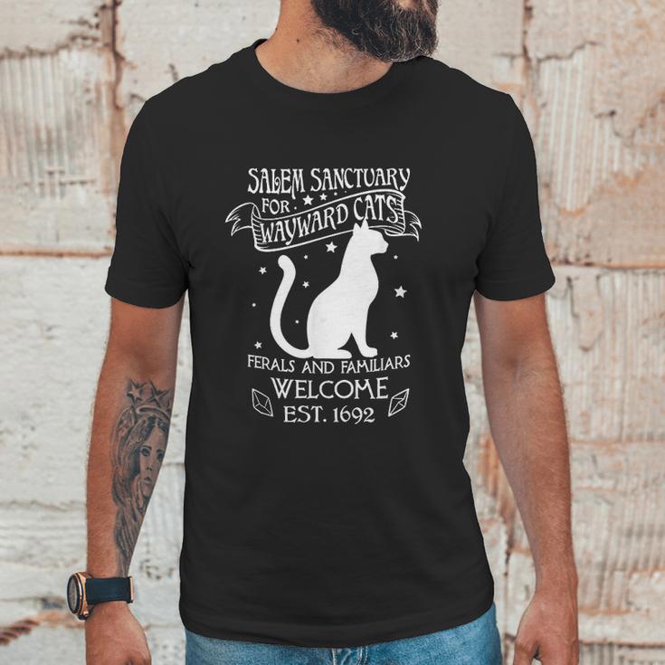 Witch Salem Sanctuary For Wayward Black Cats 1692 Gift Unisex T-Shirt Gifts for Him