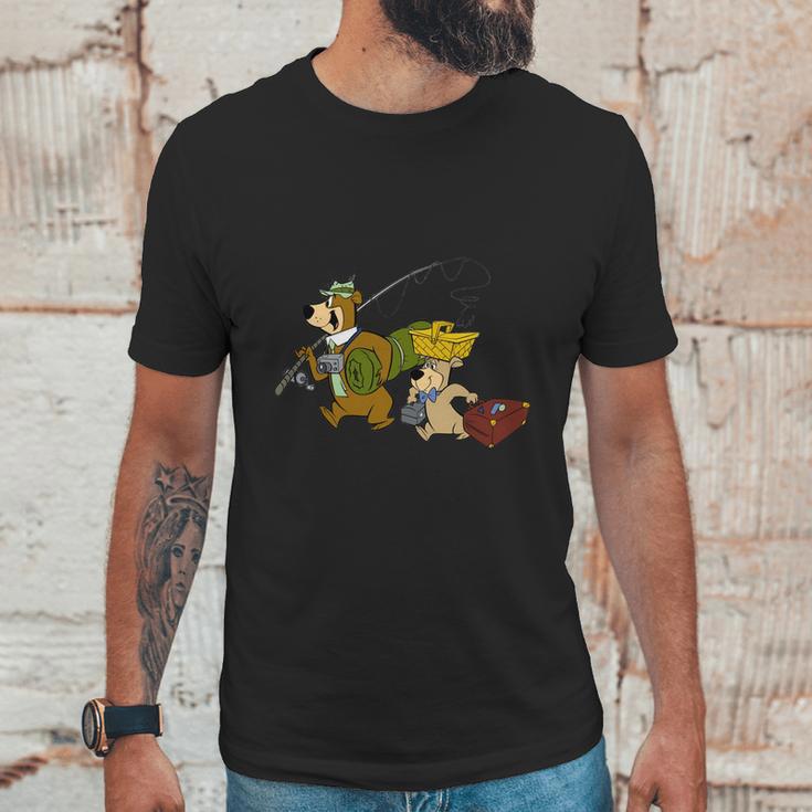 Yogi Bear Fishing Unisex T-Shirt Gifts for Him