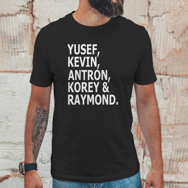 Yusef Kevin Antron Korey And Raymond Unisex T-Shirt Gifts for Him