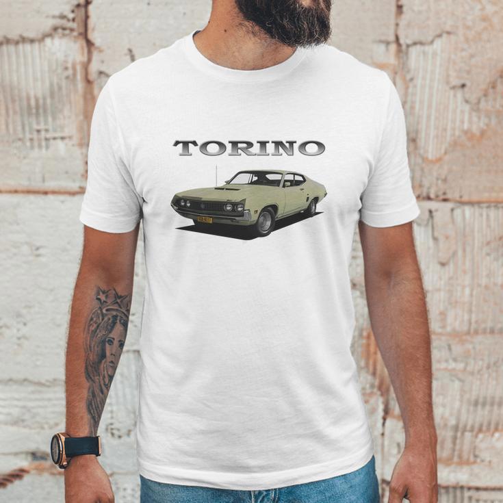 1970 Ford Torino Cream Unisex T-Shirt Gifts for Him