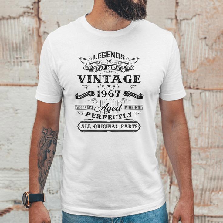 55Th Birthday Gift For Legends Born 1967 55 Years Old Vintage Unisex T-Shirt Gifts for Him