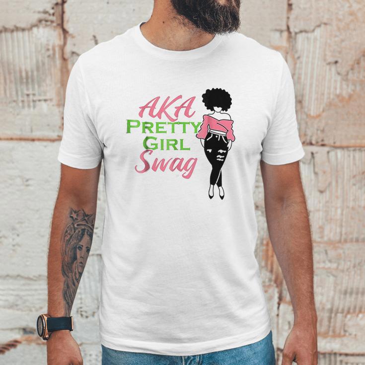 Aka Pretty Girl Swag Alpha Sorority Kappa Pink Gift Unisex T-Shirt Gifts for Him