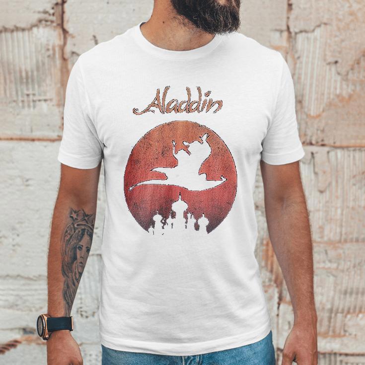 Aladdin Sunset Logo Poster Graphic Unisex T-Shirt Gifts for Him