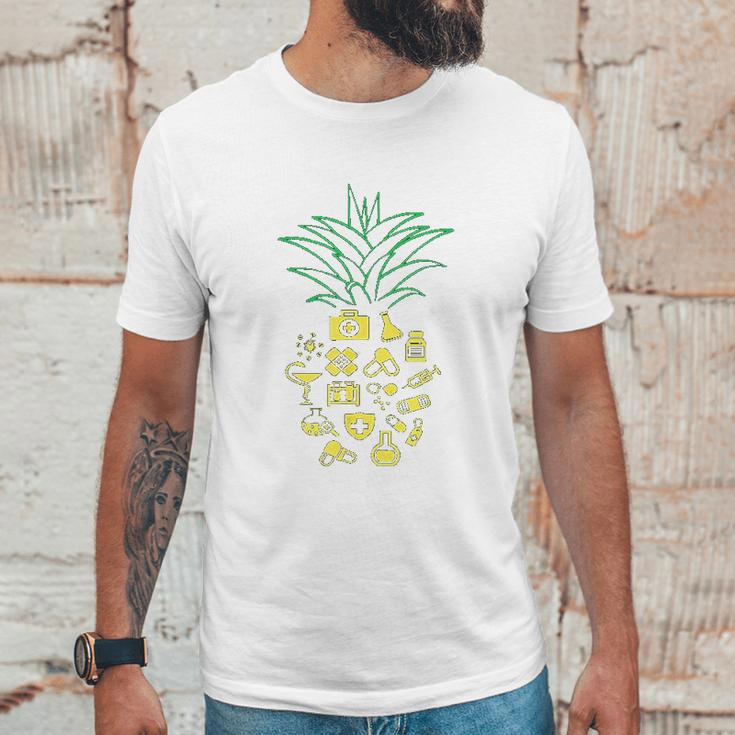 Aloha Pineapple Pharmacist Summer Pharmacy Unisex T-Shirt Gifts for Him