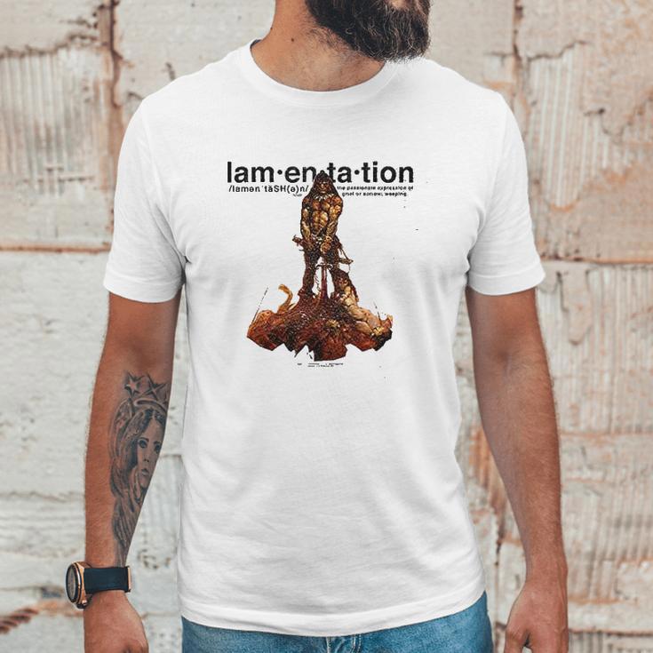 Barbarian Lamentation By Frank Frazetta Art Gray M Graphic Unisex T-Shirt Gifts for Him