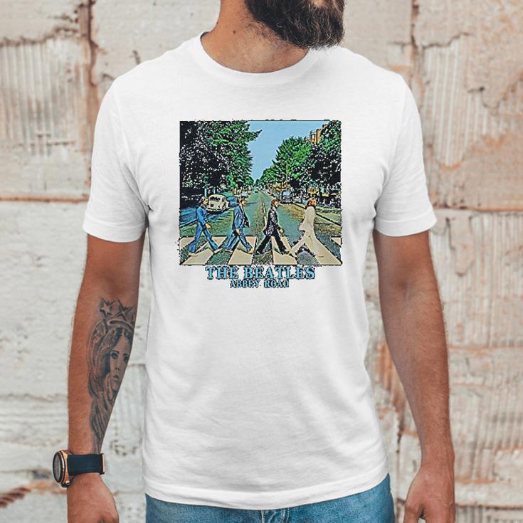 The Beatles On The Abbey Road Unisex T-Shirt Gifts for Him