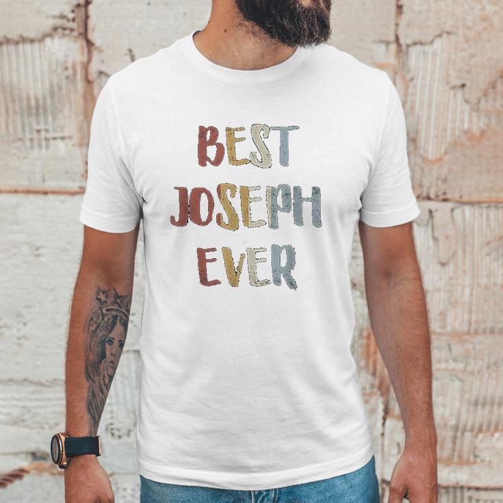 Best Joseph Ever Retro Vintage First Name Unisex T-Shirt Gifts for Him