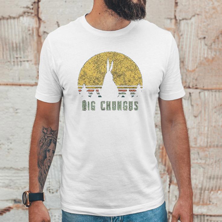 Big Chungus Retro Vintage Sunset Meme Unisex T-Shirt Gifts for Him