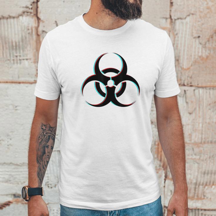 Biohazard Radioactive Symbol Nuclear Unisex T-Shirt Gifts for Him