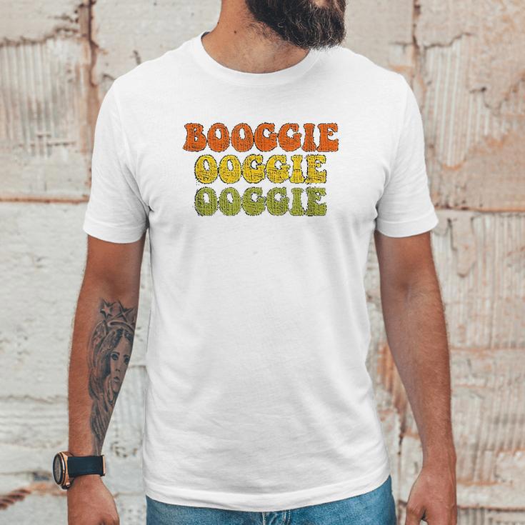 Boogie Oogie Oogie Vintage 1970 Distressed Unisex T-Shirt Gifts for Him