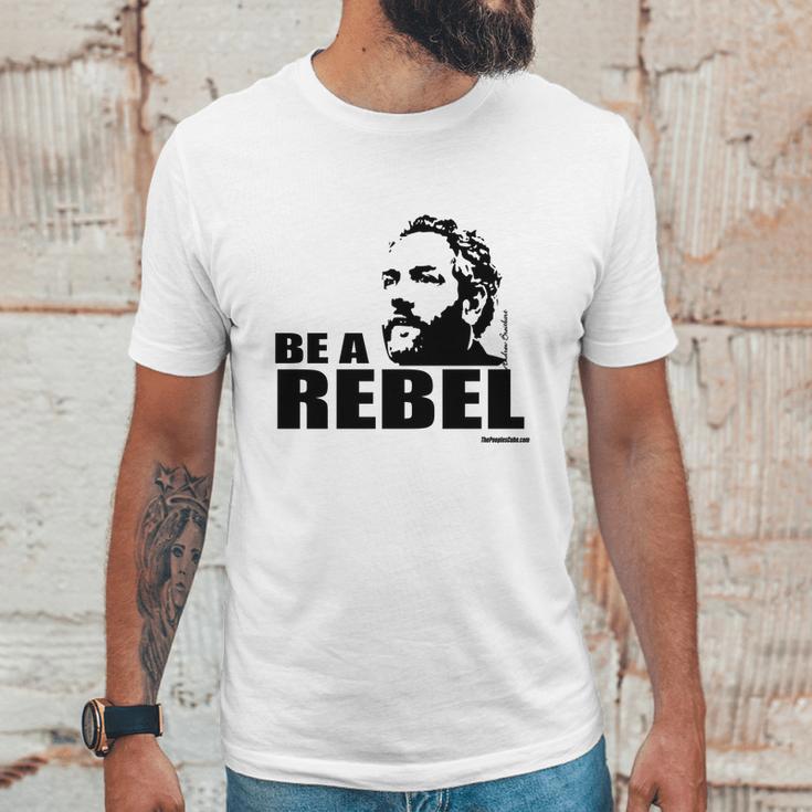 Breitbart - Be A Rebel - Orange Unisex T-Shirt Gifts for Him