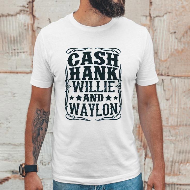 Cash Hank Willie And Waylon Country Girl Unisex T-Shirt Gifts for Him