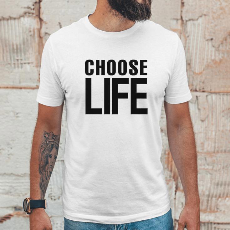 Choose Life Retro 80S Halloween Costume Graphic Unisex T-Shirt Gifts for Him