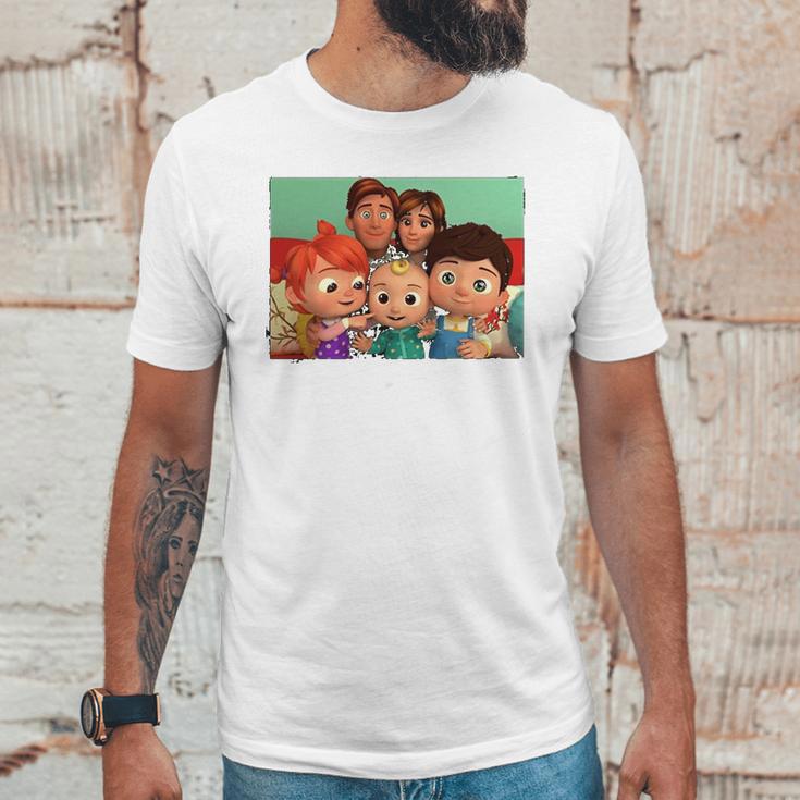 Cocomelon Family Graphic Unisex T-Shirt Gifts for Him