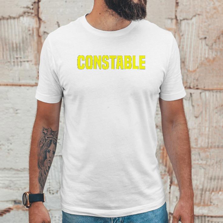 Constable Office Police Department Unisex T-Shirt Gifts for Him