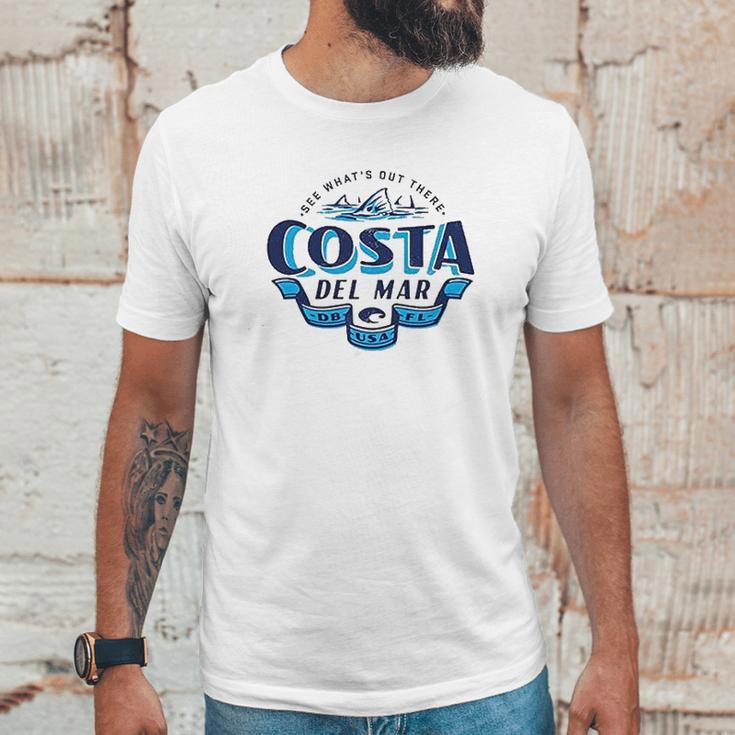 Costa Del Mar Mens Duval Short Sleeve Unisex T-Shirt Gifts for Him