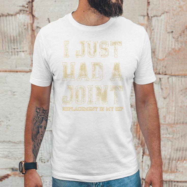 Crushtee Hip Replacement Just Had A Joint T- Unisex T-Shirt Gifts for Him