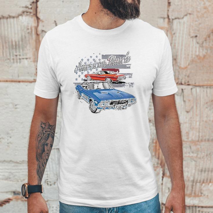 Dodge Challenger American Classic American Muscle Car Unisex T-Shirt Gifts for Him