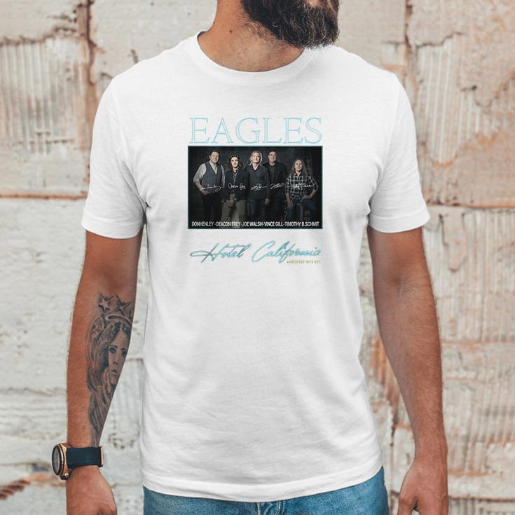 Eagles Played Beginning To End Hotel California Signatures Unisex T-Shirt Gifts for Him