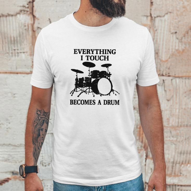 Everything I Touch Becomes A Drum John Bonham T-Shirt Unisex T-Shirt Gifts for Him